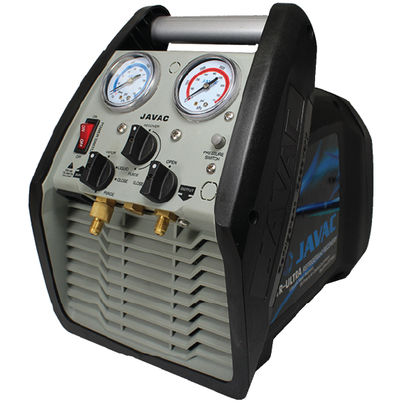 JAVAC XTR ULTRA Recovery Machine - Non-Sparking - R32, R410, R134a Compliant - - JAVAC PTY. LTD.